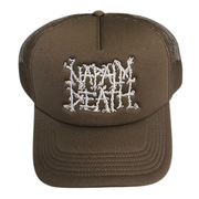 Napalm Death - Embroidered Logo [Green ND] trucker hat