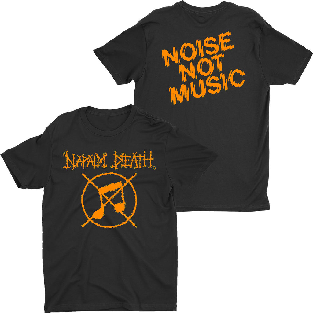 Napalm Death - Noise Not Music (Orange) [Green ND] t-shirt – Night