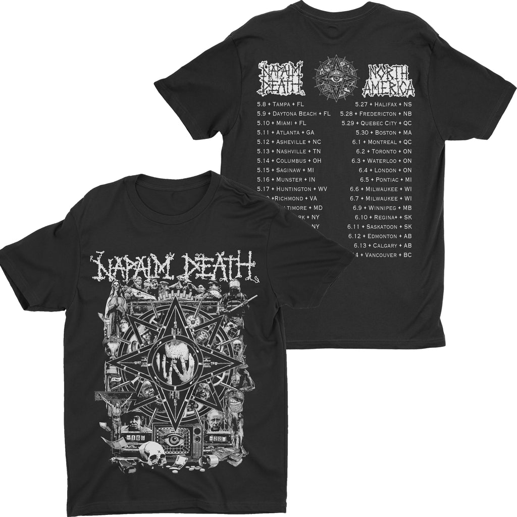 Napalm Death Japan Tour 2023 Tシャツ XL Napalm Death - Hope 2026 Tour t-shirt – Night Shift Merch