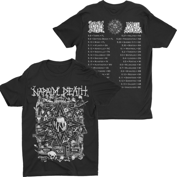 Napalm Death - Hope 2026 Tour t-shirt – Night Shift Merch