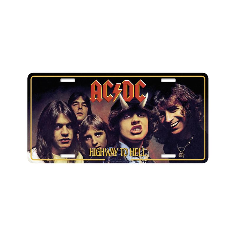 AC/DC - Highway To Hell license plate – Night Shift Merch