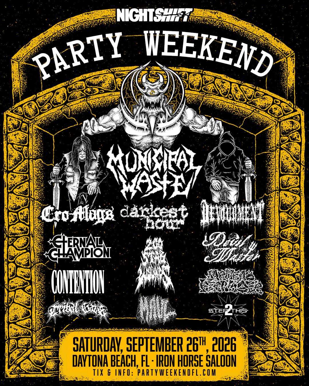 Party Weekend 2026 ticket – Night Shift Merch