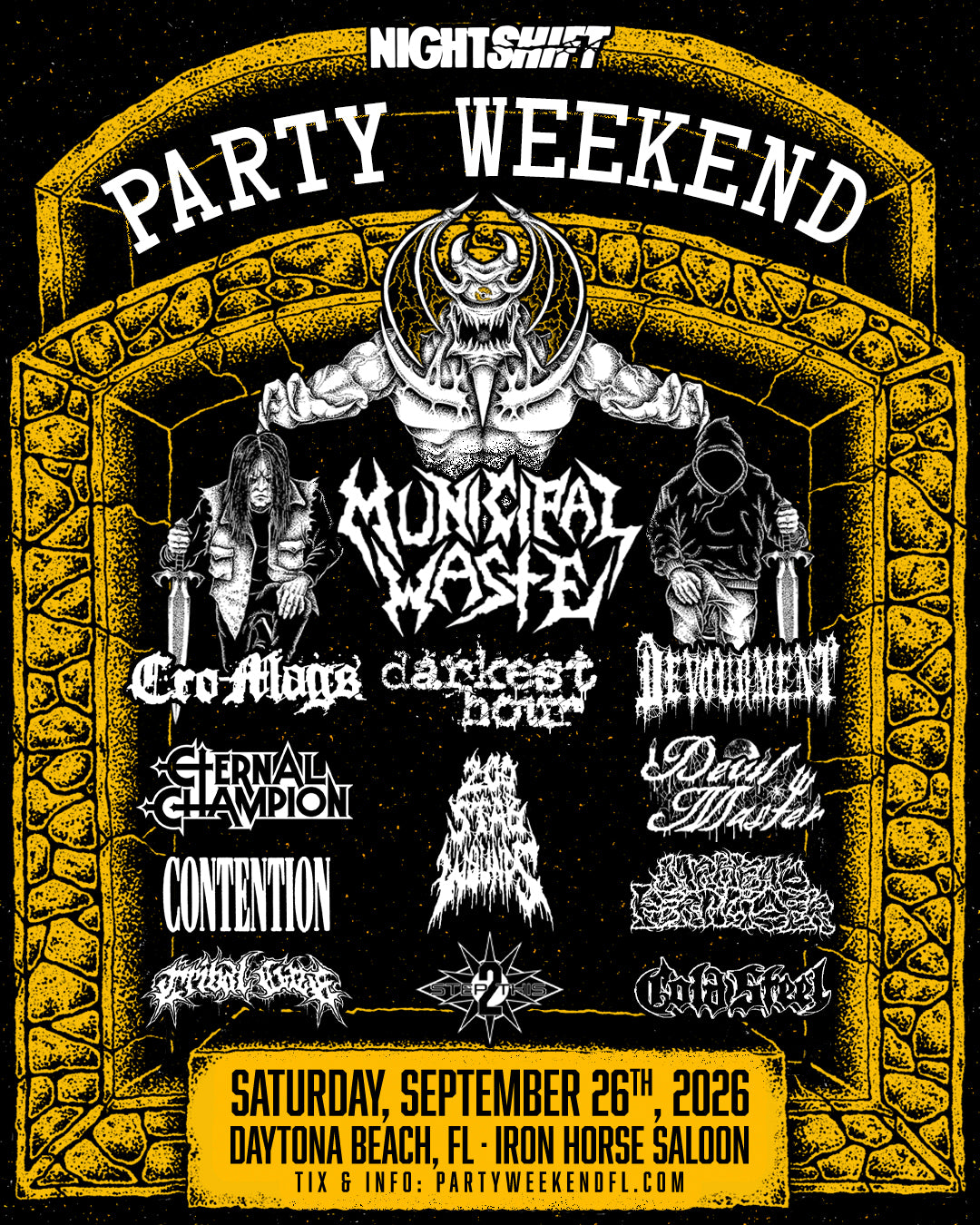 Party Weekend 2026 ticket – Night Shift Merch