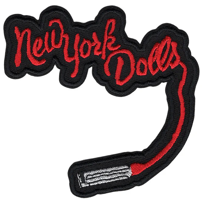 New York Dolls - Lipstick Logo patch