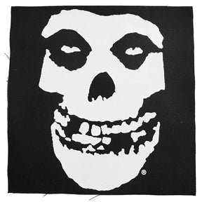 Misfits - Skull Canvas back patch