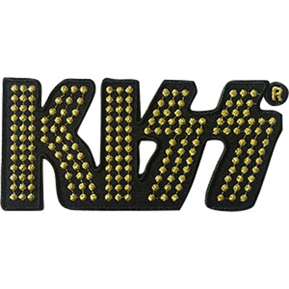 KISS - Gold Logo patch