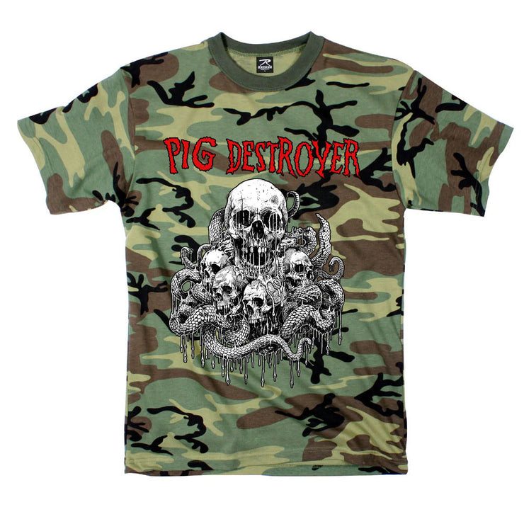 Pig Destroyer - Camo Skulls t-shirt