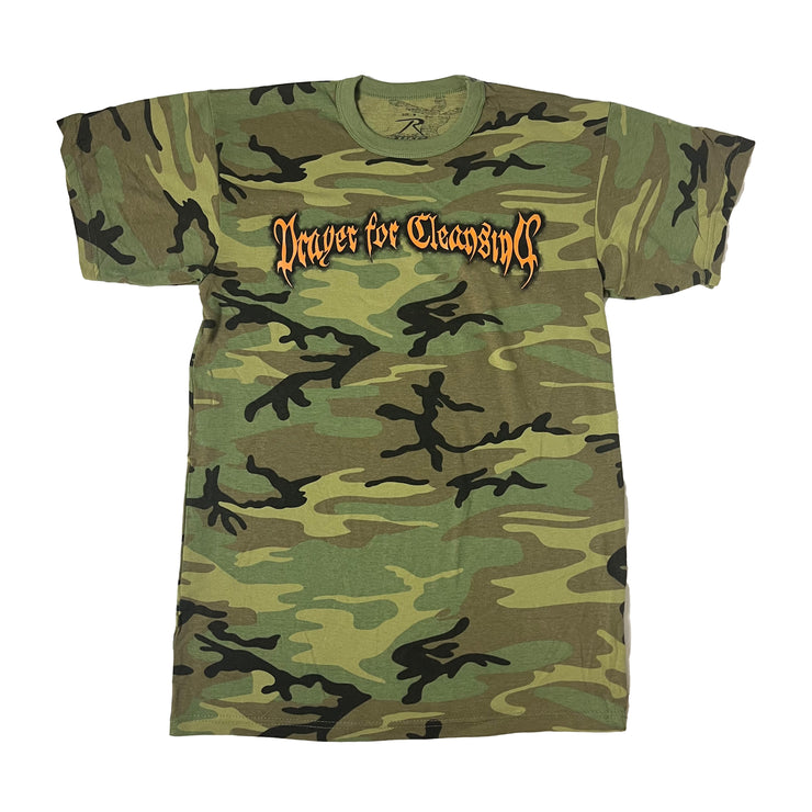 Prayer For Cleansing - Camo Logo tee