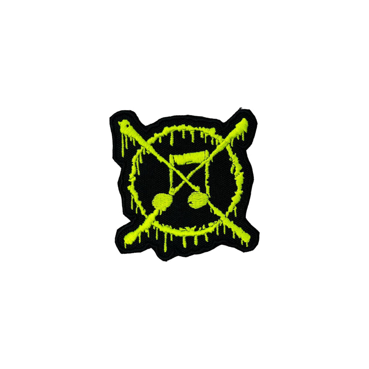 Anti-Music - Yellow Logo patch