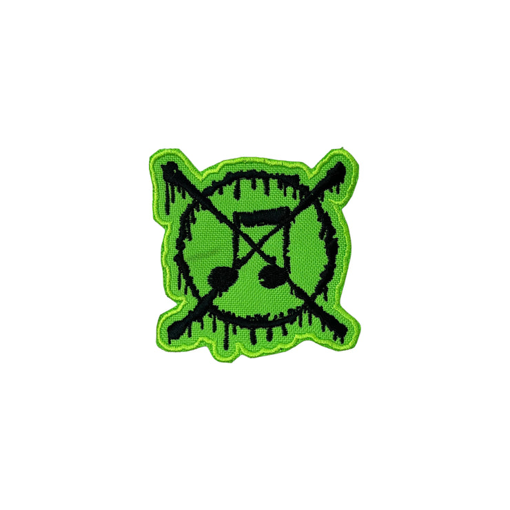 Anti-Music - Yellow Logo patch