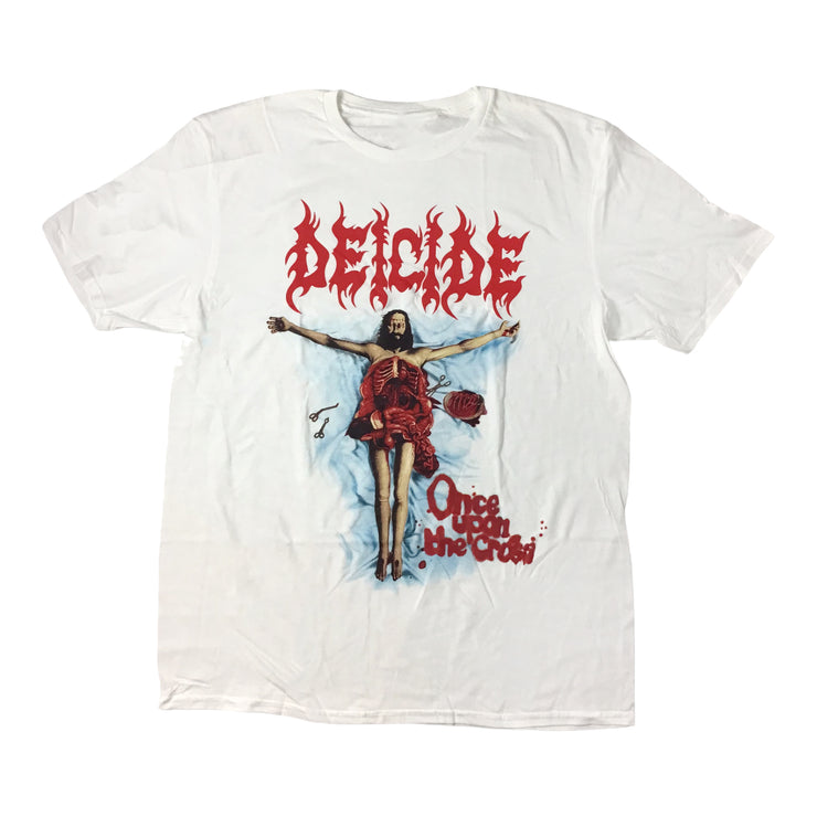 Deicide - Once Upon The Cross Cover (Explicit White) t-shirt