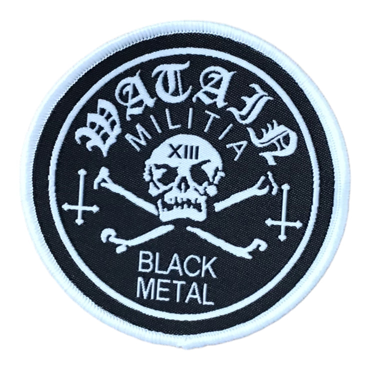 Watain - Black Metal Militia circle patch