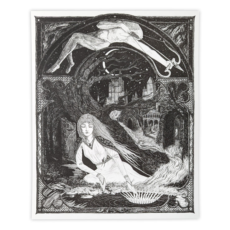 Mystic Barbarism - The King Of Elfland’s Daughter print
