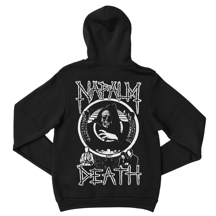 Napalm Death - Life? (B&W) pullover hoodie