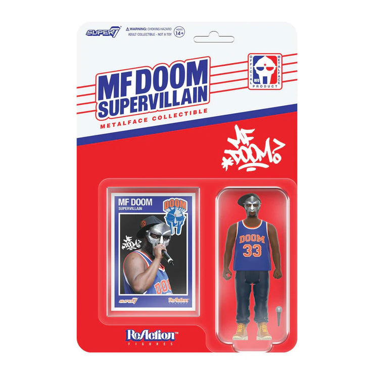 MF DOOM NYC SuperVillain ReAction フィギュア MF DOOM - MF DOOM (NYC) ReAction figure – Night Shift Merch