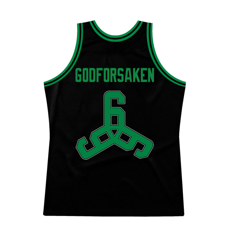 Revocation - Godforsaken basketball jersey – Night Shift Merch