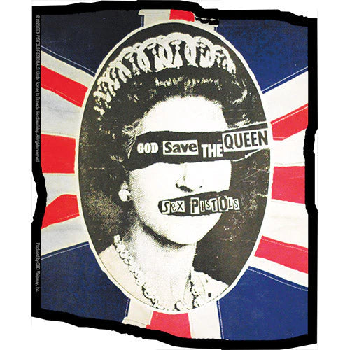Sex Pistols - UK Flag Queen sticker