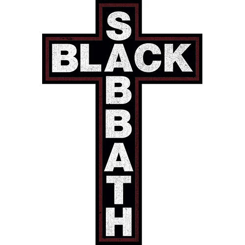 Black Sabbath - Cross sticker