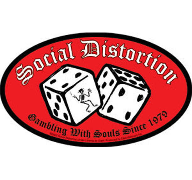 Social Distortion - Dice  sticker