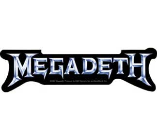 Megadeth - Sliver Logo sticker