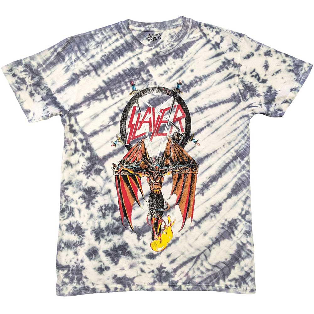 Slayer - Crucifix tie-dye t-shirt – Night Shift Merch