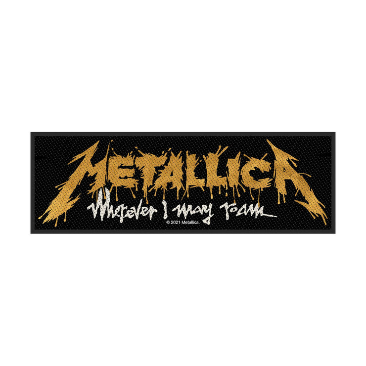 Metallica - Where I May Roam Logo patch