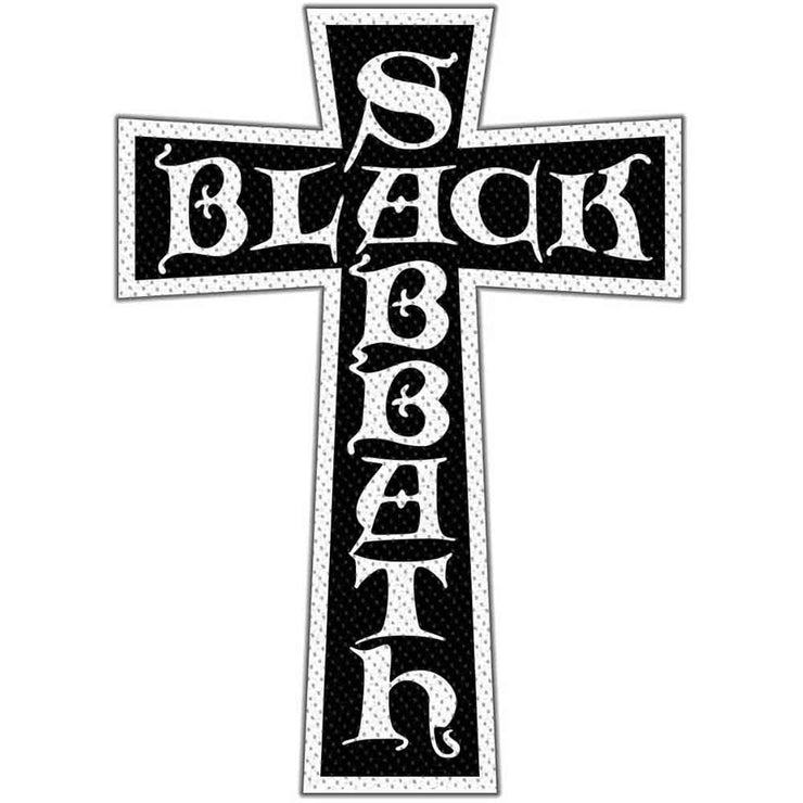 Black Sabbath - Cross Logo (Die-Cut) patch