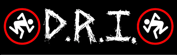 D.R.I. - Skanking Man & Logo sticker