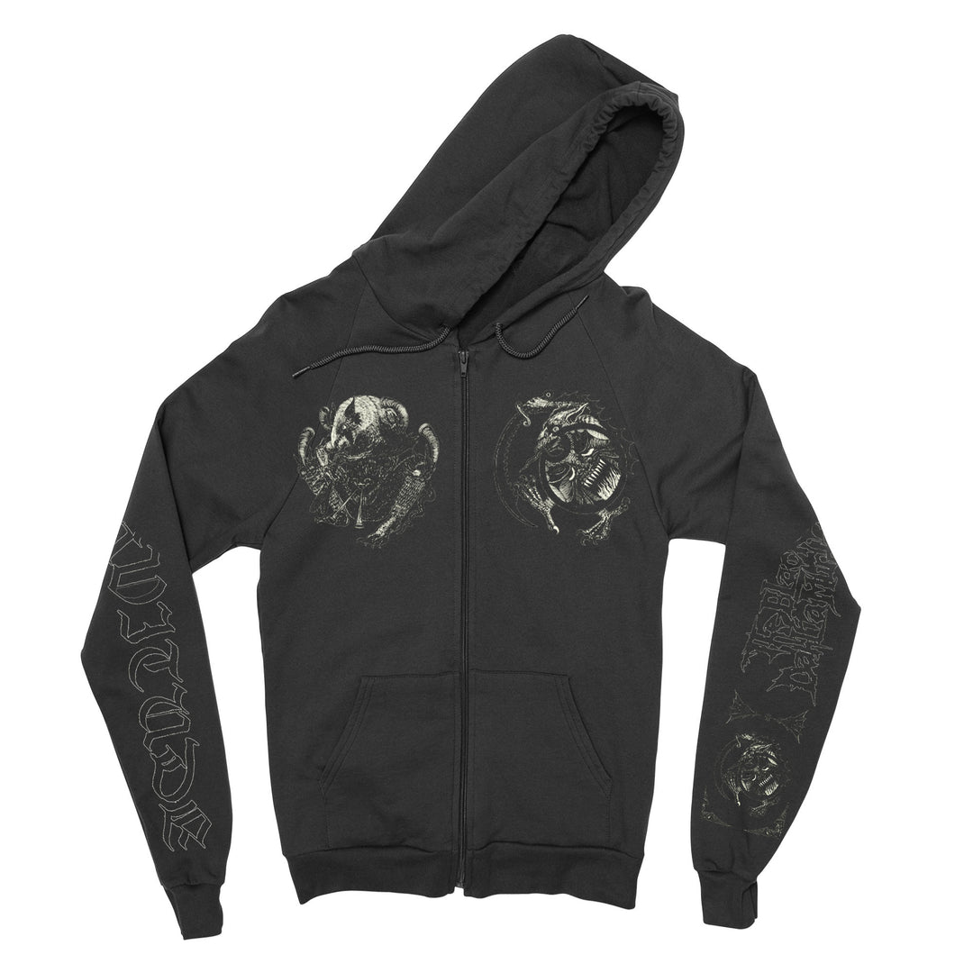 The Black Dahlia Murder - Servitude zip-up hoodie – Night Shift Merch