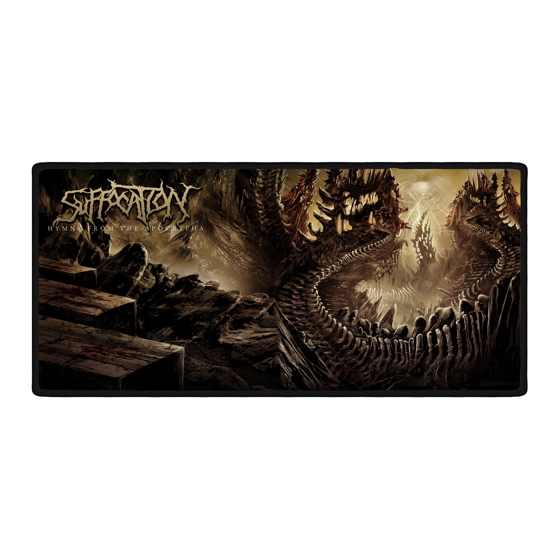 Suffocation Hymns From The Apocrypha gamer mousepad Night Shift Merch