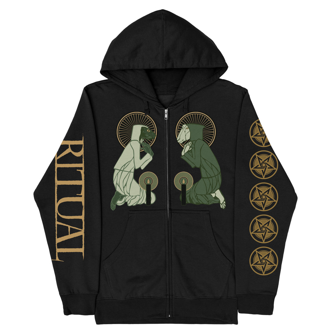 w*7様 AH MURDERZ “ FD “ ZIP HOODIE ブラック　サ The Black Dahlia Murder - Ritual zip-up hoodie – Night Shift Merch
