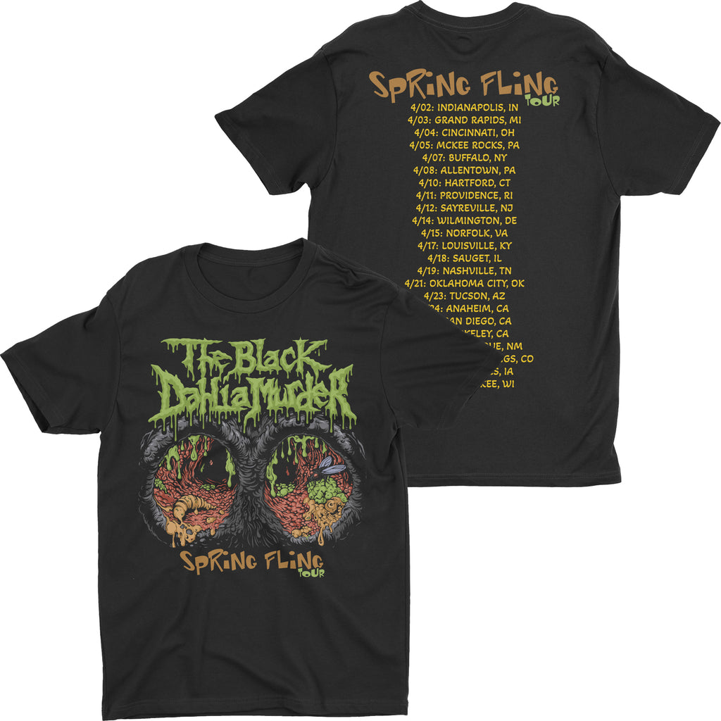 The Black Dahlia Murder - Spring Fling Tour t-shirt – Night Shift