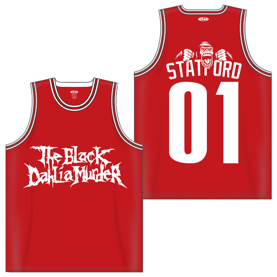 The Black Dahlia Murder - Statutory Ape basketball jersey – Night