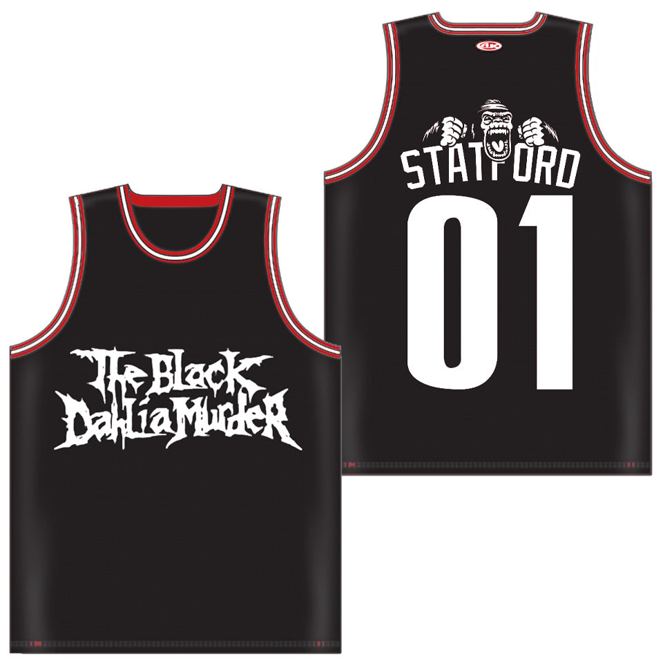 The Black Dahlia Murder - Statutory Ape basketball jersey – Night