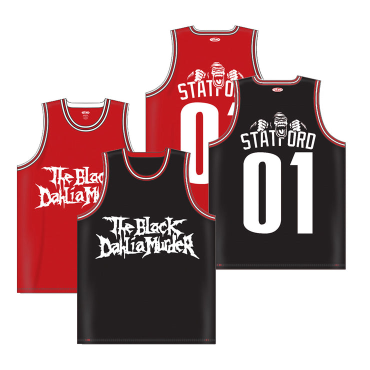 The Black Dahlia Murder - Statutory Ape basketball jersey – Night