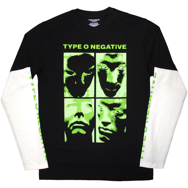 Type O Negative - Faces long sleeve – Night Shift Merch