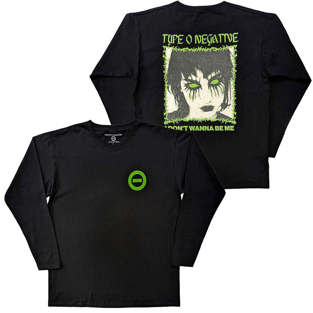 Type O Negative I Don't Wanna Be Me long sleeve