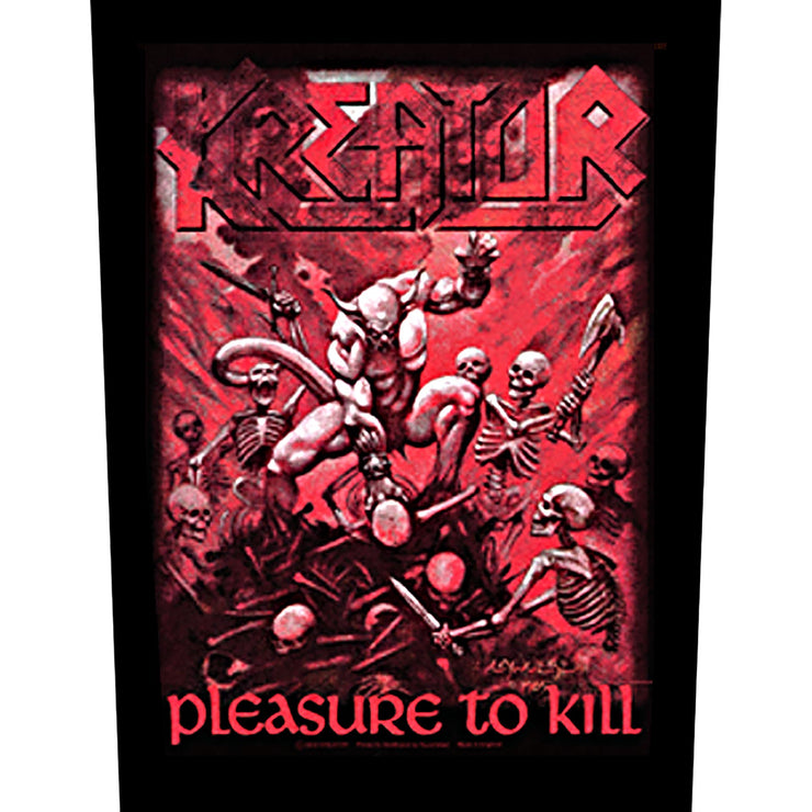 Kreator - Pleasure To Kill back patch