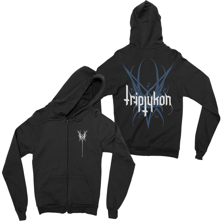 Triptykon - Logo zip-up hoodie