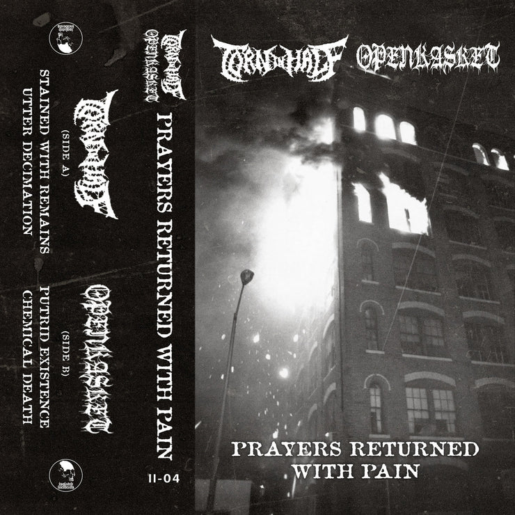 Torn In Half / Open Kasket - Prayers Returned With Pain cassette