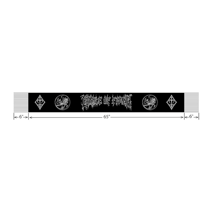 Cradle Of Filth - Logo Scarf