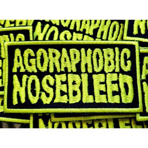 Agoraphobic Nosebleed - Yellow Logo patch