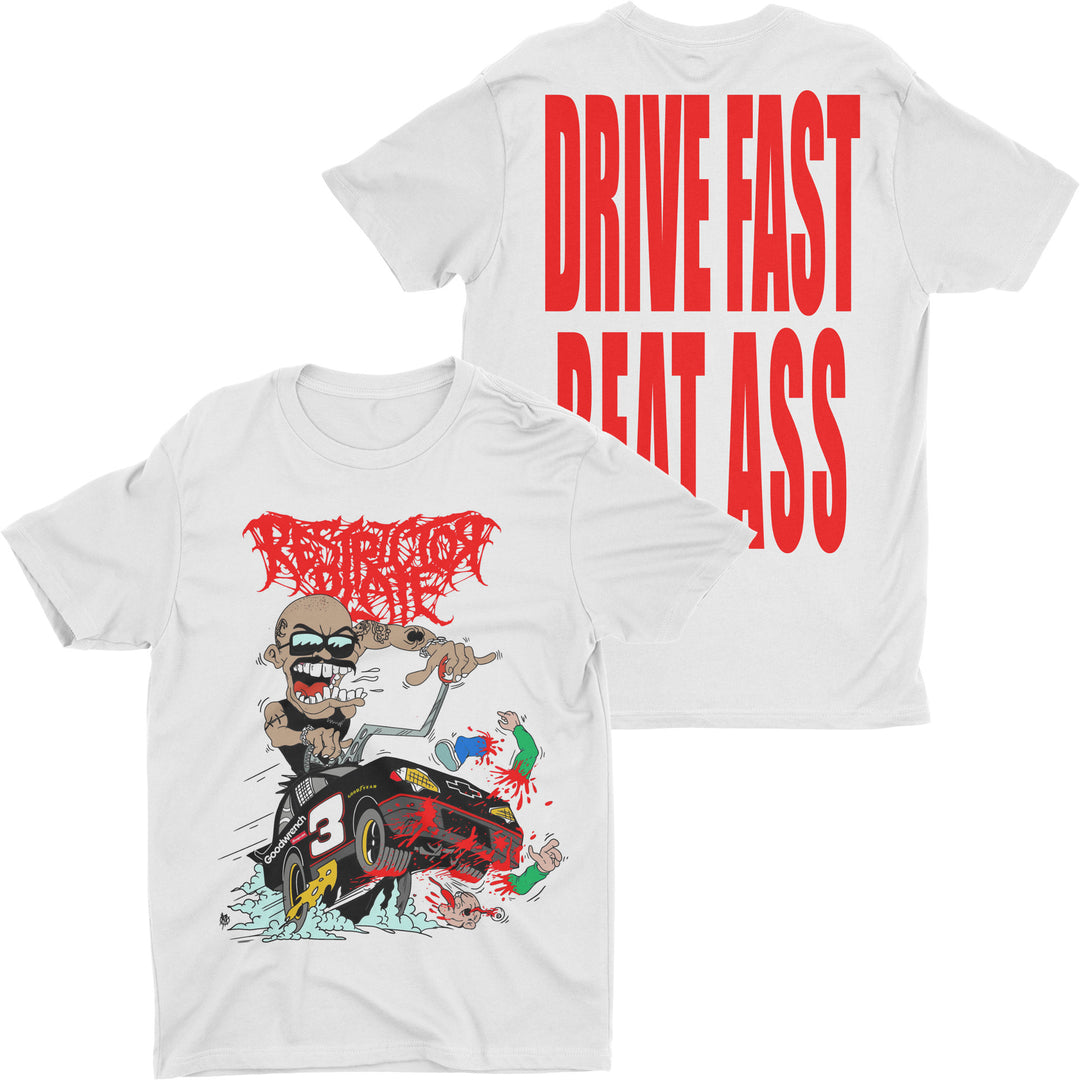 RESTRICTOR PLATE - DRIVE FAST t-shirt – Night Shift Merch