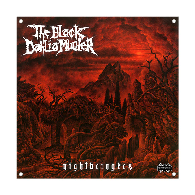 The Black Dahlia Murder Nightbringers flag Night Shift Merch