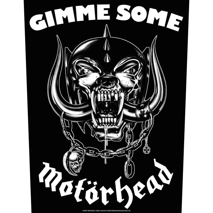 Motorhead - Gimme Some back patch