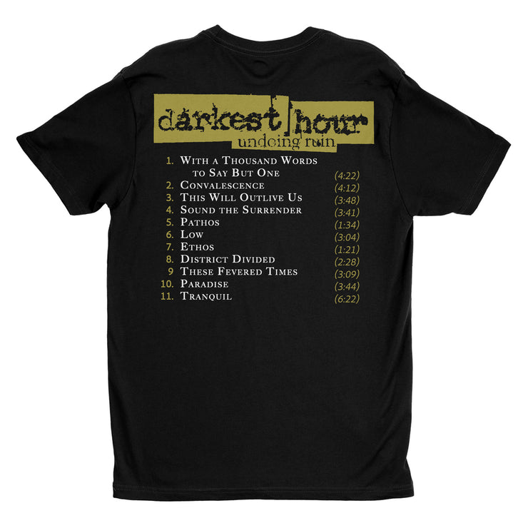 Darkest Hour - Undoing Ruin Tracklist t-shirt