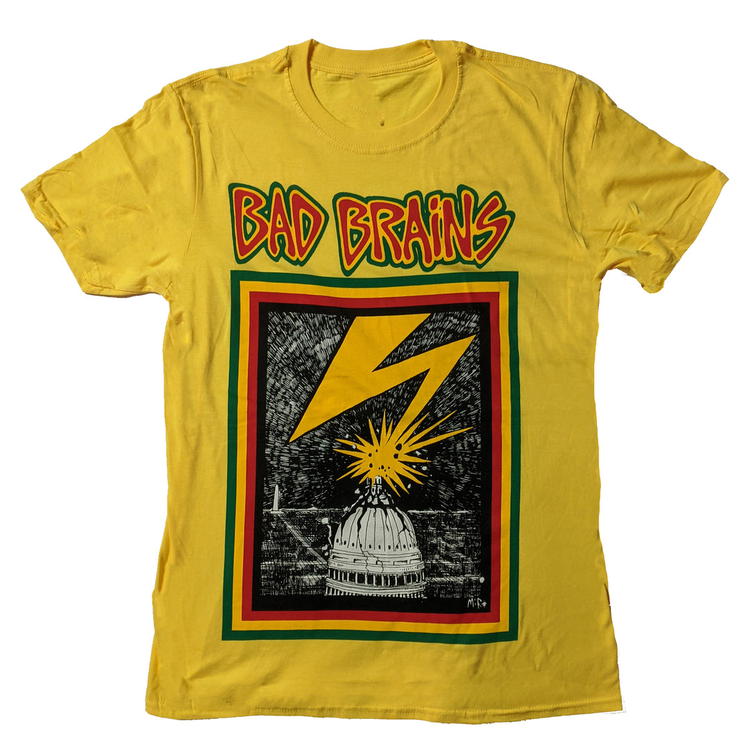 Bad Brains - Capitol (yellow) t-shirt – Night Shift Merch