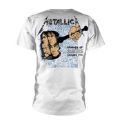 Metallica - And Justice For All (White) t-shirt