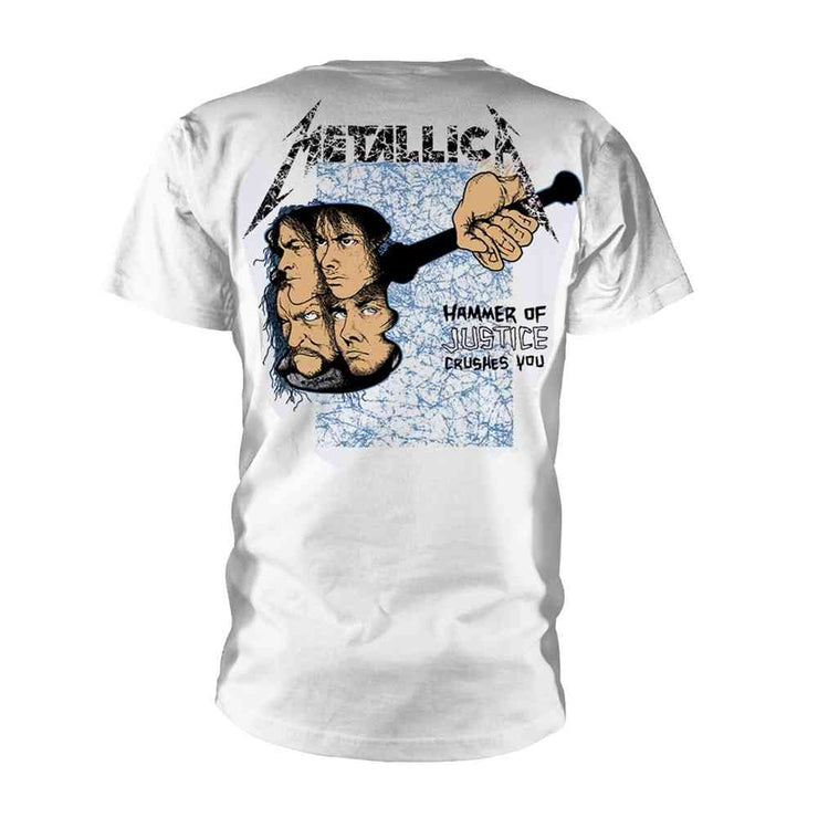 Metallica - And Justice For All (White) t-shirt