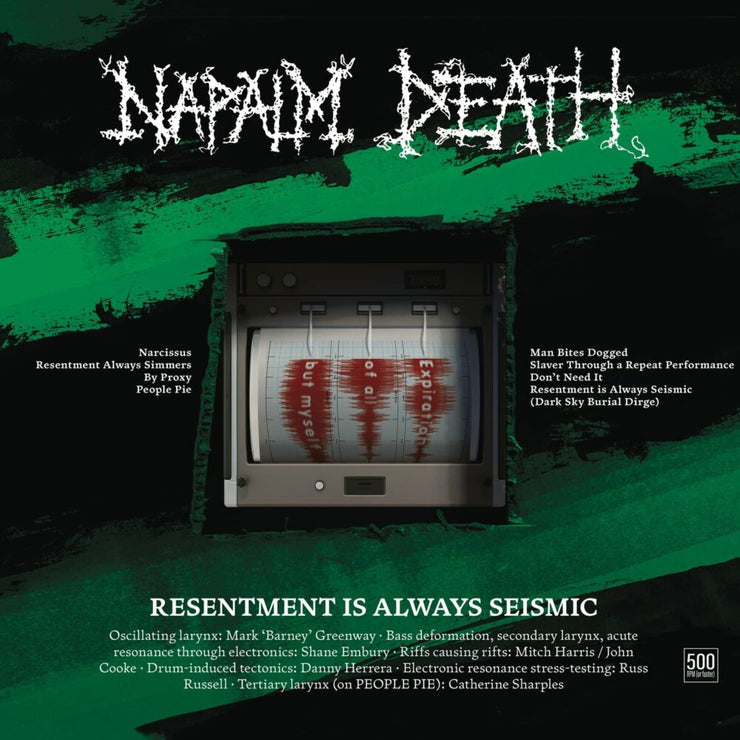 Napalm Death - Resentment Is Always Seismic 12”